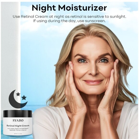 SYABO Retinol Night Cream 1.7oz (50g) - Picture 9 of 11
